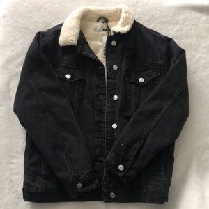 Sherpa denim jacket